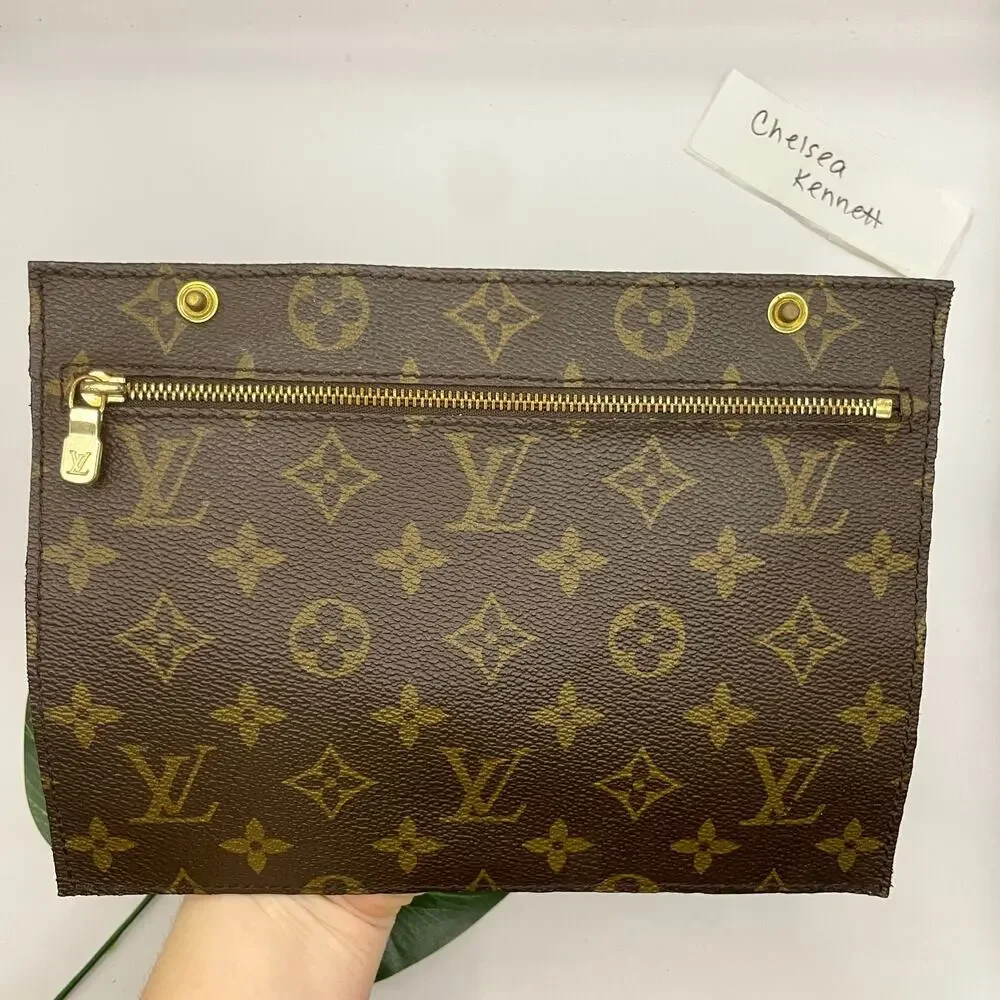 Louis Vuitton Monogram Randonnee Flat Pouch Clutch Toiletry envelope - Picture 2 of 12